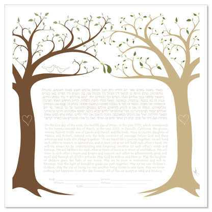 Made in the Shade Ketubah